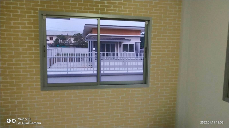 บ้านเดี่ยวชั้นเดียว 2 ห้องนอน 1 ห้องน้ำ 