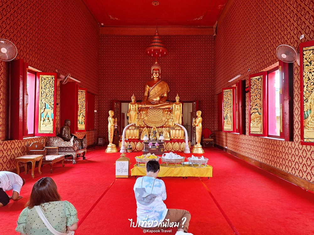 พระประธานในพระอุโบสถ วัดมหาวนาราม​ พระอารามหลวง