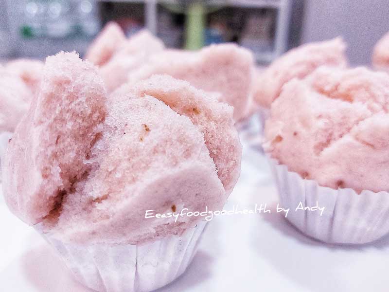 เค้กกล้วยน้ำว้าโยเกิร์ตสตรอว์เบอร์รี
