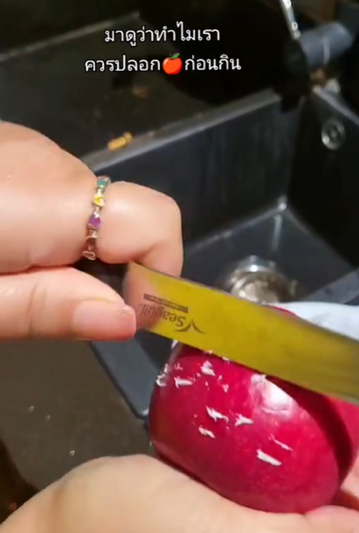 เปลือกแอปเปิล