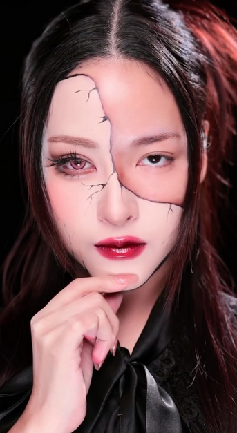 แต่งหน้าฮาโลวีน