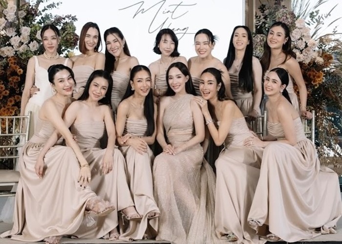 พลอย ภรรยา กันต์ กันตถาวร ร่วมแก๊งเพื่อนเจ้าสาว มิ้นท์ ณัฐวรา