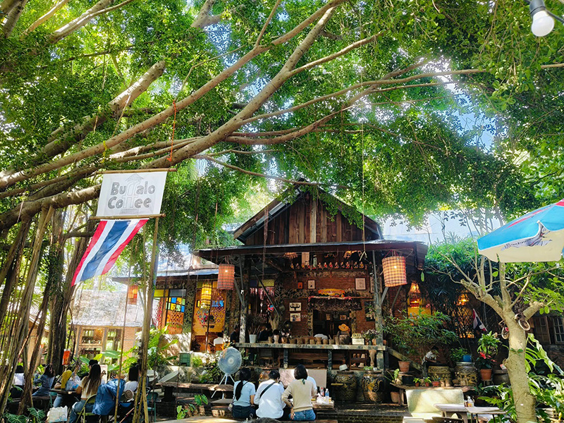 บ้านตลาดควาย จอมบึง Buffalo Market Ratchaburi