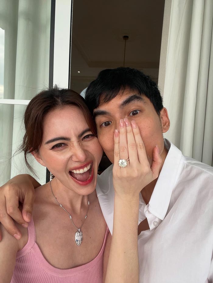 เปิดราคาแหวนหมั้น เต๋อ ใหม่