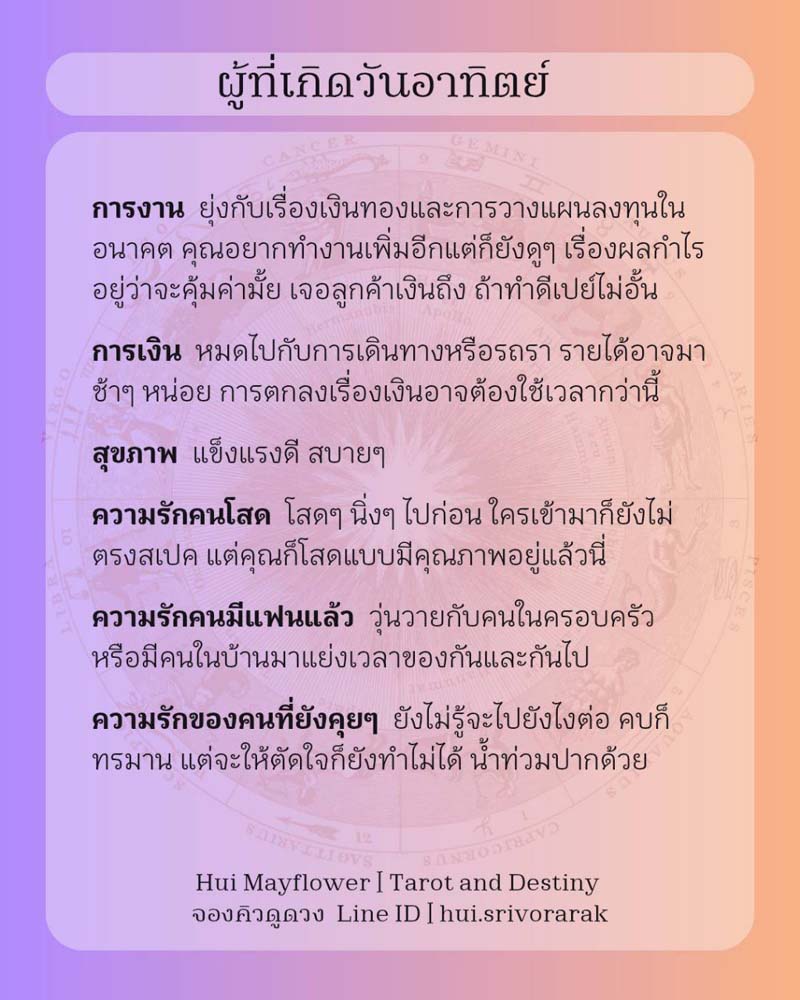 ดวงรายสัปดาห์