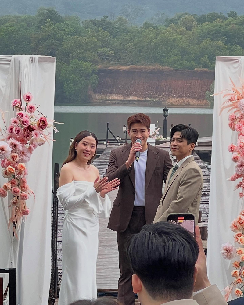 อาเล็ก ธีรเดช ร้องไห้ในงานแต่งพี่ชาย