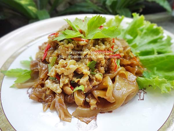 วิธีทำก๋วยเตี๋ยวเนื้อสับ