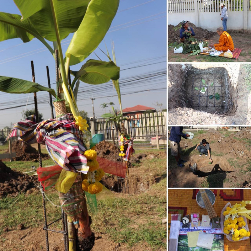 สร้างบ้านชั้นเดียว 2 ห้องนอน 1 ห้องน้ำ