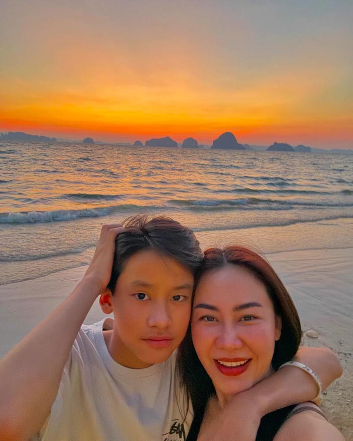 น้องนพ ลูกชาย นาเดีย