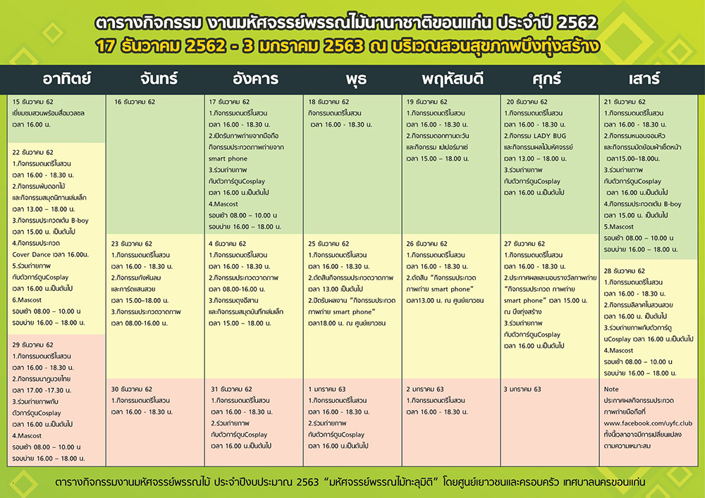 งานมหัศจรรย์พรรณไม้นานาชาติขอนแก่น 