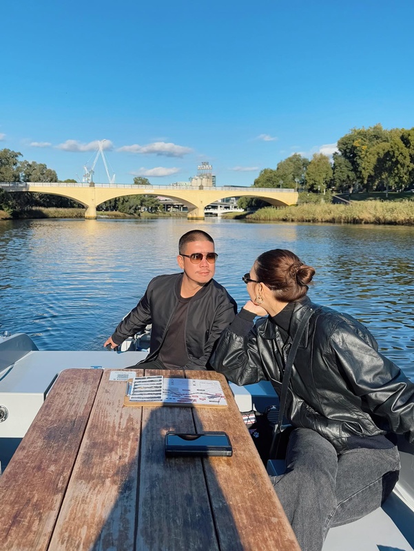  แบงค์ พชร โบว์ เบญจวรรณ คู่รักดารา