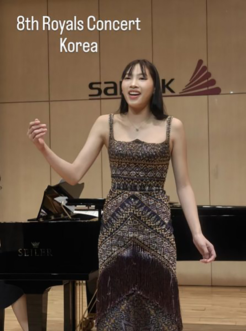 น้องแพรว ลูกสาว ตุ๊ก บ๊วย โชว์สกิลร้องโอเปร่า