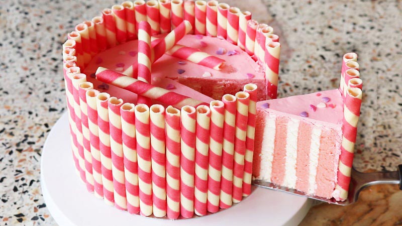 เค้กสตรอว์เบอร์รีเวเฟอร์