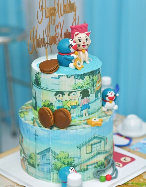 งานหมั้นธีมโดราเอมอน