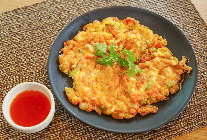 ไข่เจียวแหนม