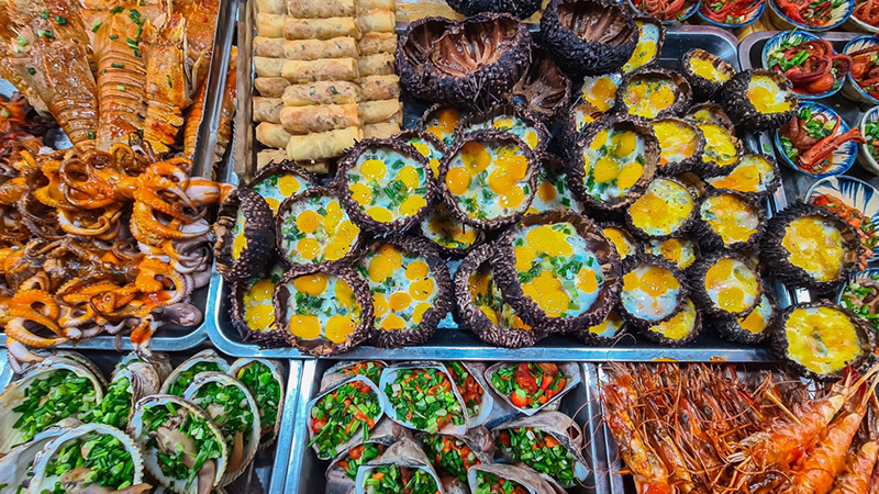 เกาะฟูโกว๊ก อาหารทะเล