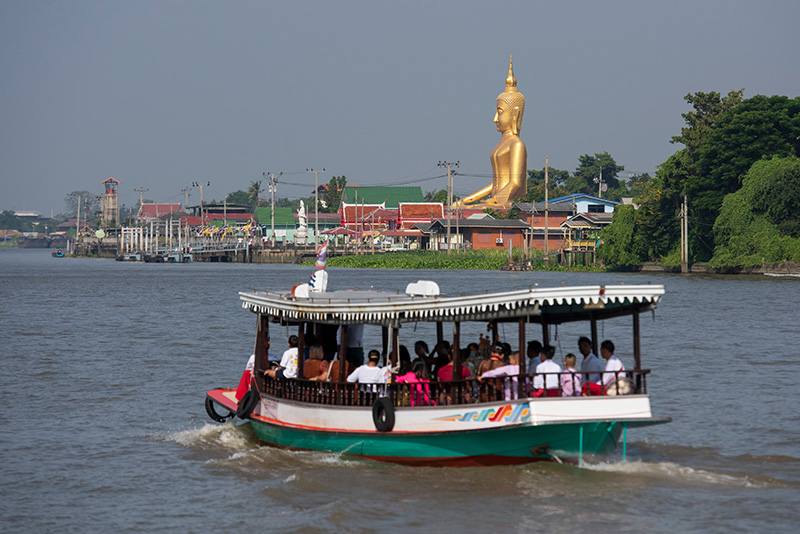 เที่ยวนนทบุรี ล่องเรือไหว้พระ ไหว้เจ้า เสริมสิริมงคล 2569