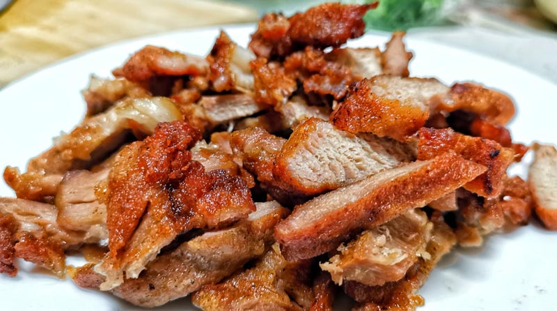 หมูทอดซอสปรุงรส