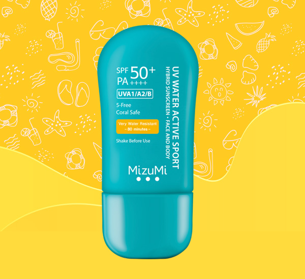 Mizumi UV Water Active Spot SPF50+ PA++++ ครีมกันแดดทาหน้า