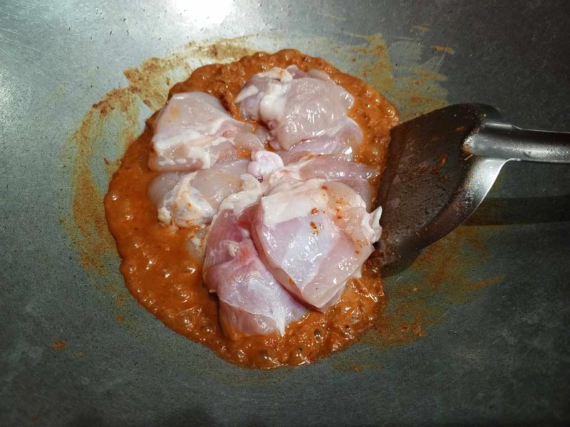 วิธีผัดไก่