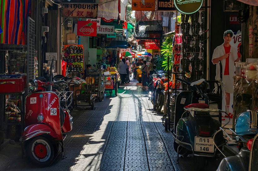 สำเพ็ง ที่จอดรถ