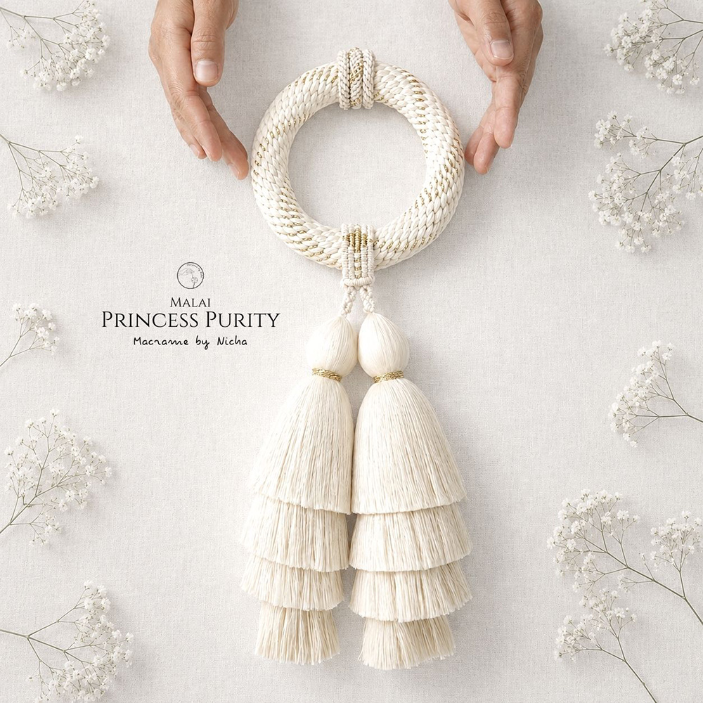 Princess Purity หนึ่งในพวงมาลัยร่วมสมัยที่ออกแบบโดยณิชา