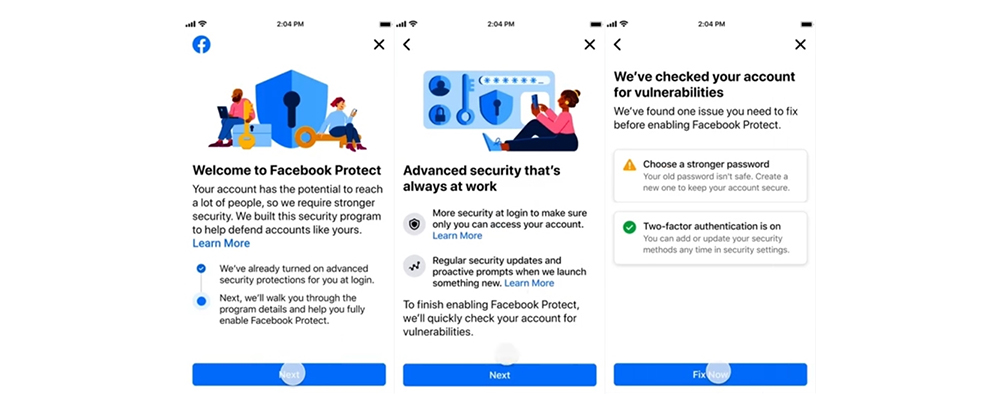 Facebook Protect