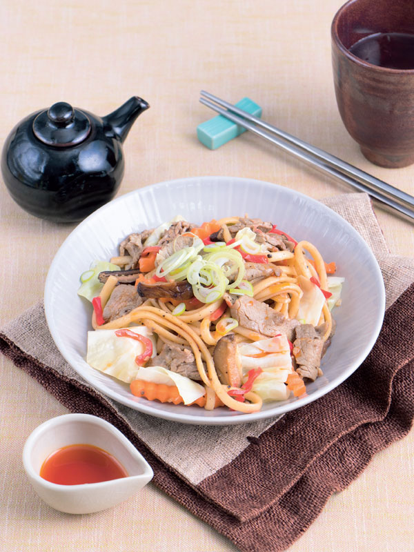 อุด้งผัดเนื้อ 