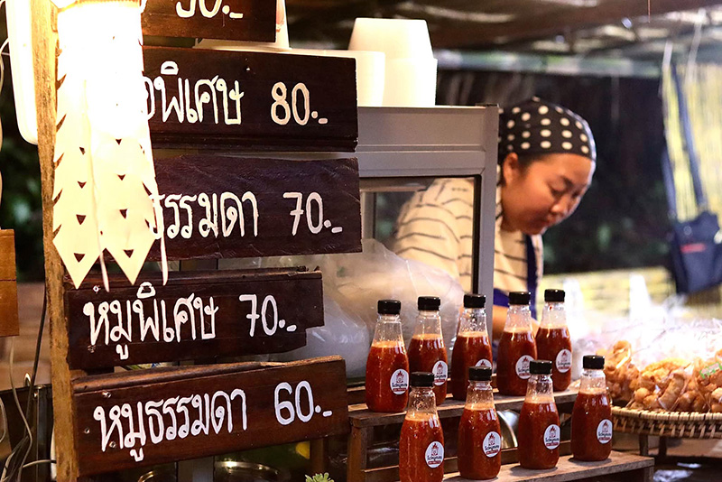 ถนนคนเดินหมู่บ้านสะปัน น่าน