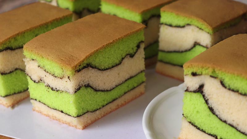เค้กลายแผนที่ Topo Map Cake