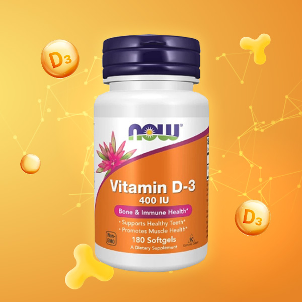 วิตามิน d3 Now Foods Vitamin D-3 400 IU