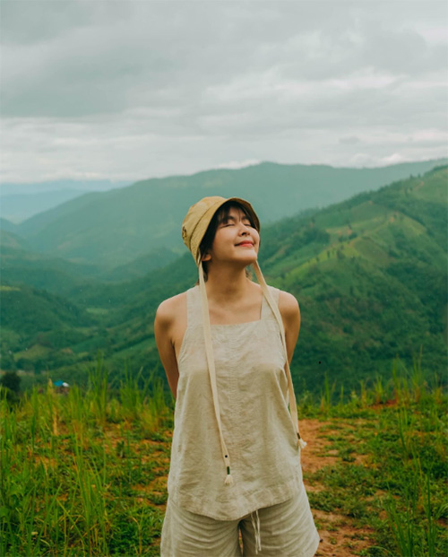 หนูนา หนึ่งธิดา แต่งตัวไปน้ำตก