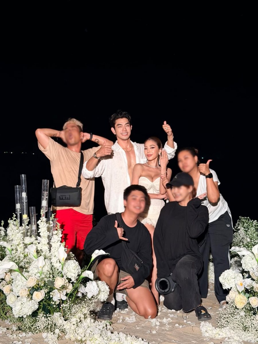 อาร์ต พศุตม์ ควง ปุ๋ย พัชรินทร์ ถ่ายพรีเวดดิ้งริมหาด บางแสนหวานมาก !