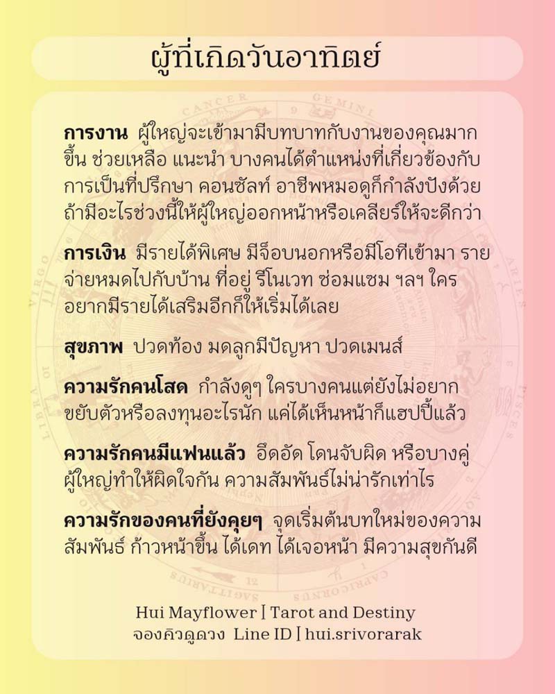 ดวงรายสัปดาห์