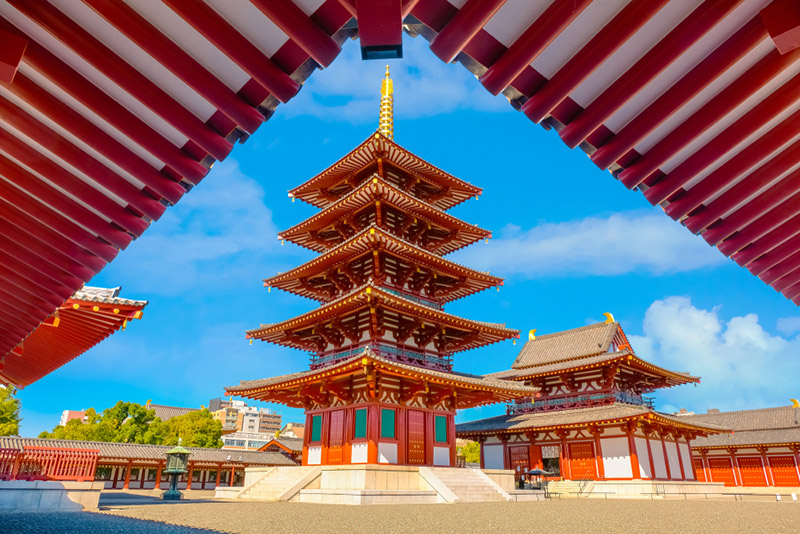 วัดชิเทนโนจิ (Shitennoji Temple) ที่เที่ยวโอซาก้า