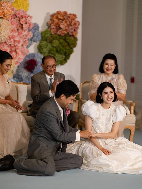 แทน ลิปตา - พราว อรณิชา ควงคู่วิวาห์หวาน