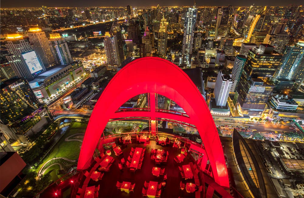 Red Sky ร้านอาหาร Rooftop กรุงเทพฯ