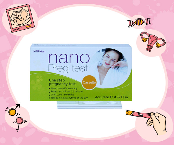 NanoMed Nano Pregnancy Test Cassette Model