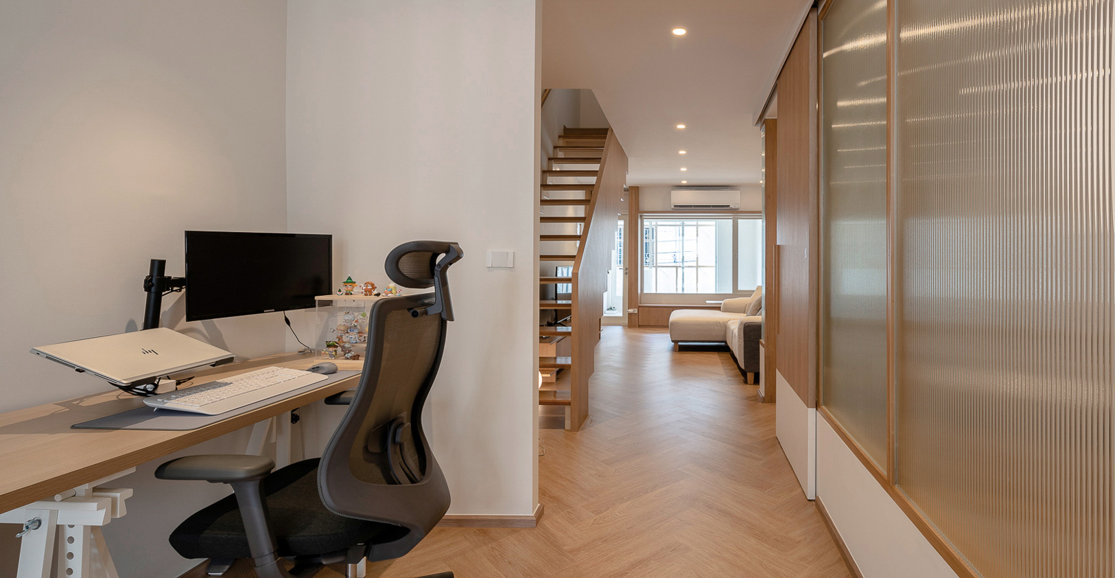 รีโนเวทตึกแถว 4 ชั้น ห้องทำงาน