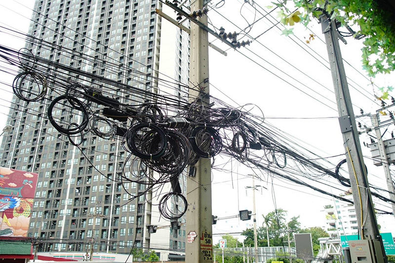 MEA รื้อสายสื่อสาร ถ งามวงศ์วาน