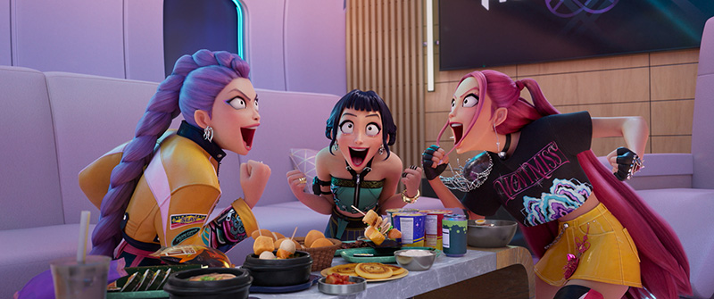 หนังแอนิเมชั่น Netflix K-Pop Demon Hunters เกิร์ลกรุ๊ปนักล่าปีศาจ