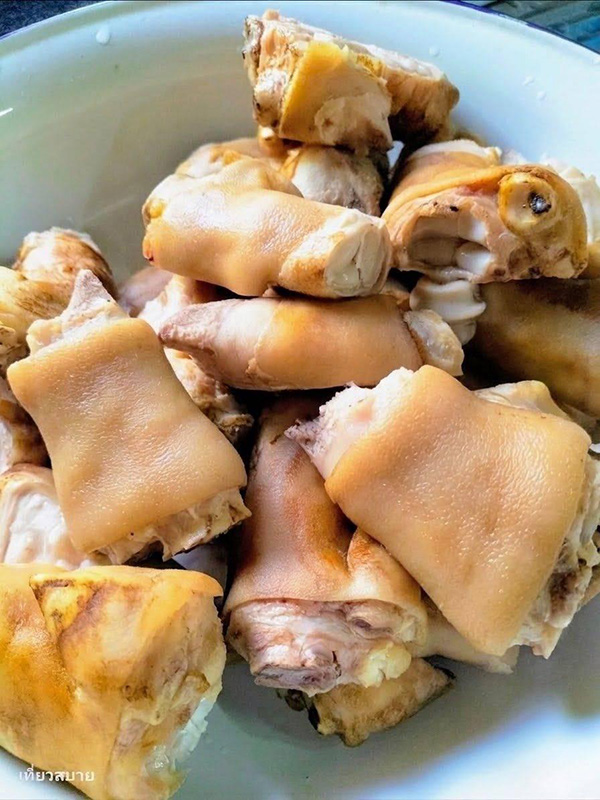 พะโล้คากิ เมนูพะโล้ ขาหมู อาหารไทย สูตรอาหาร