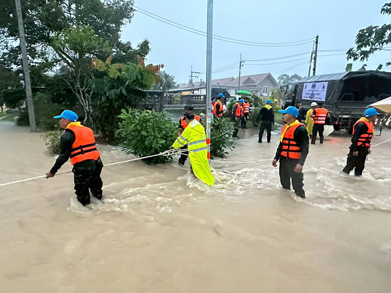 รวมเบอร์ช่วยผู้ประสบภัยน้ำท่วมหาดใหญ่