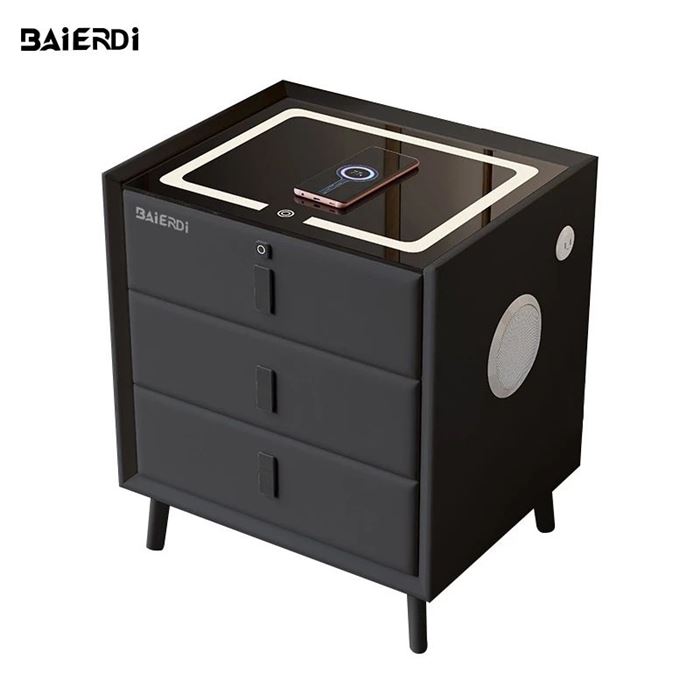 BAIERDI โต๊ะข้างเตียงอัจฉริยะ