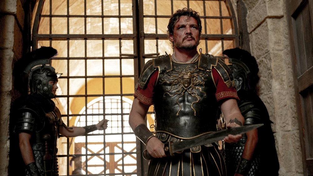 เปโดร ปาสคาล รับบท นายพลมาร์คัส อคาเชียส ในหนัง Gladiator 2