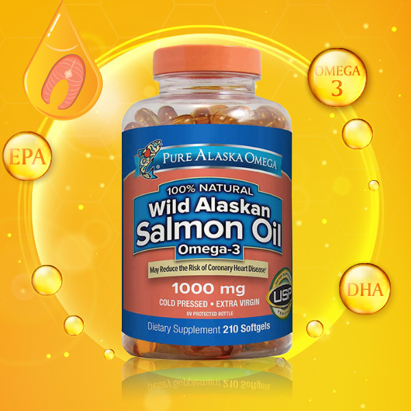 น้ำมันปลาแซลมอน Pure Alaska Omega-3