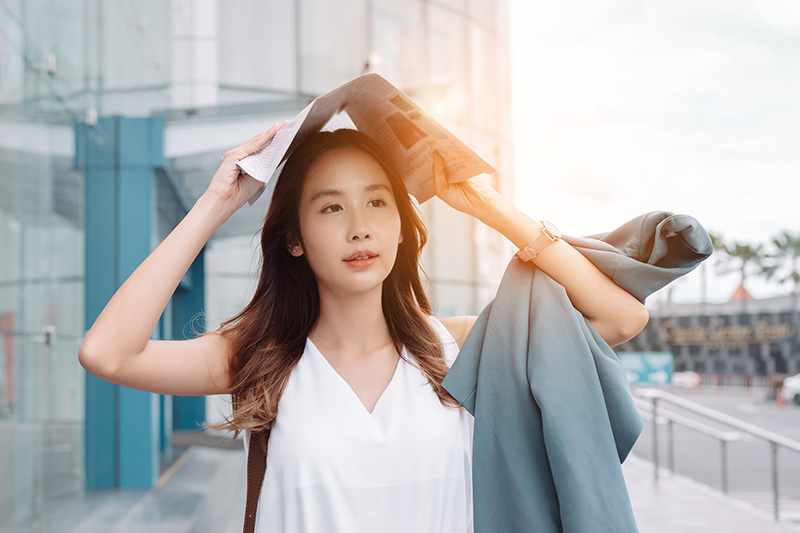 หน้าไหม้แดด