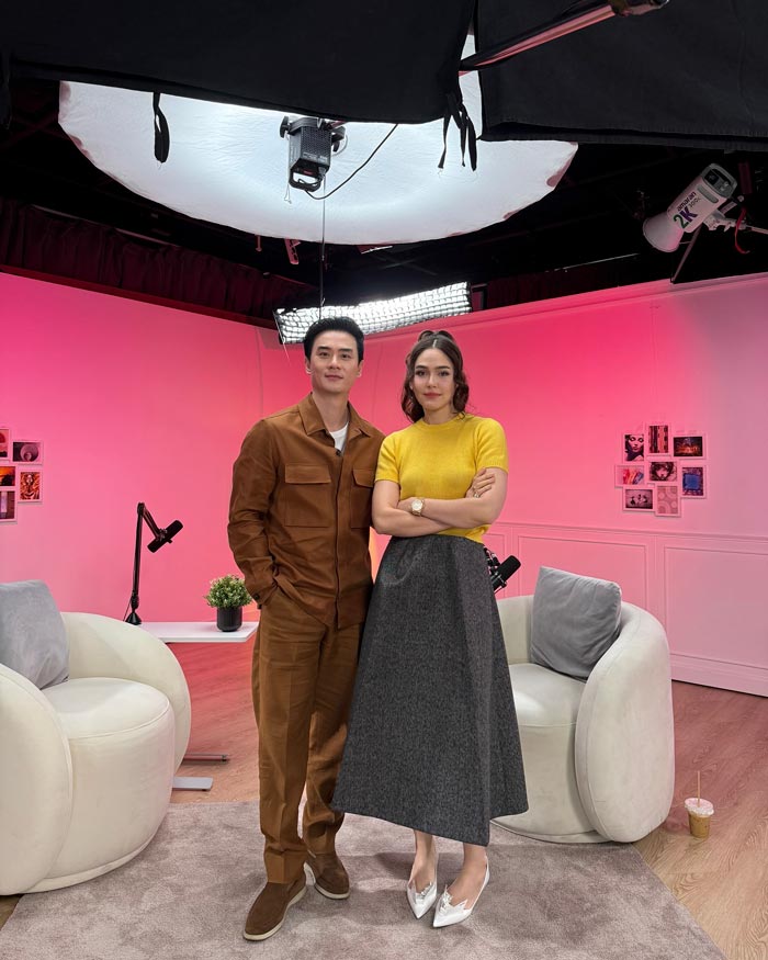 เปิดภาพน่ารัก น็อต วิศรุต เมื่อต้องเจอ ชมพู่ อารยา ในฐานะพิธีกร