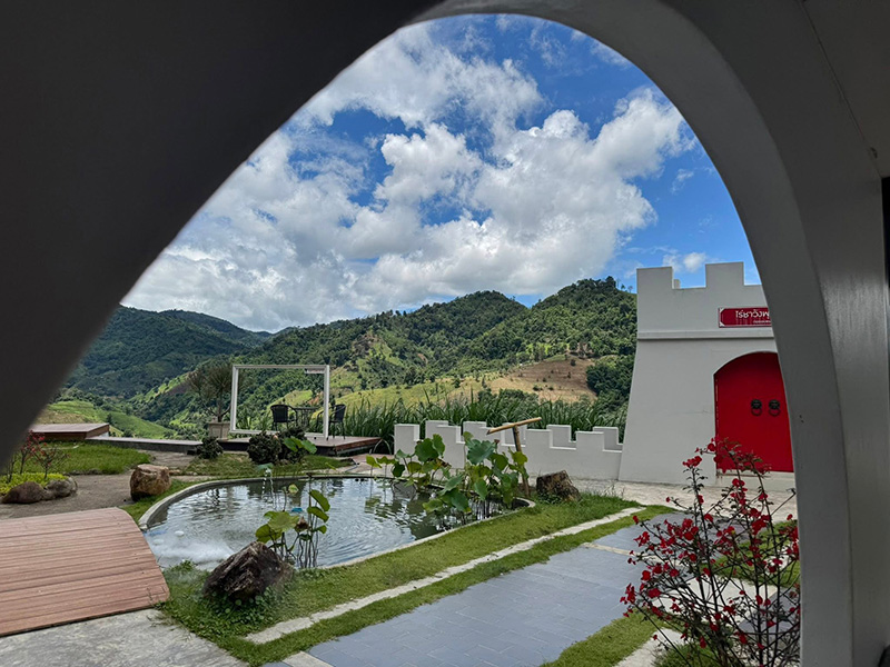 ร้านคาเฟ่บนดอย ไร่ชาวังพุดตาล