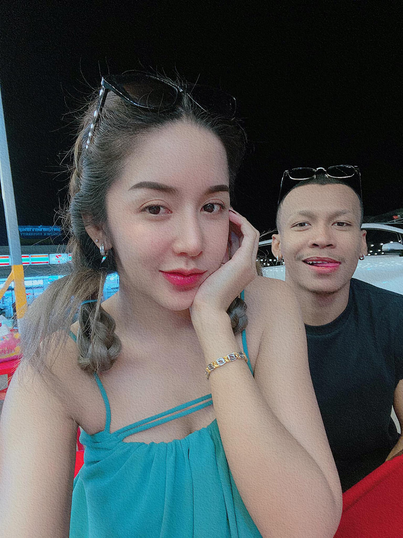 นัส จุฑารัตน์ ภรรยาของโชค ไทรถแห่ 